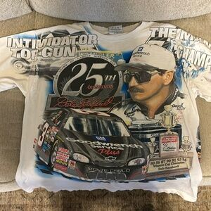 Vintage 1995 Dale Earnhardt 25 years of Nascar Winston cup racing shirt
